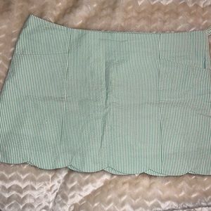 Lilly Pulitzer Seersucker Skort! Size 14